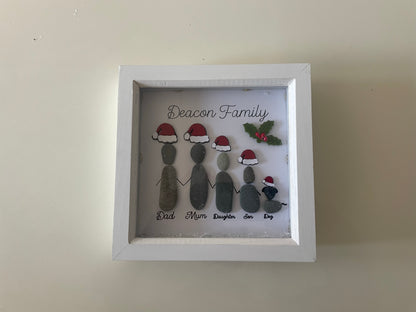 Family ChristmasPebble  Frame